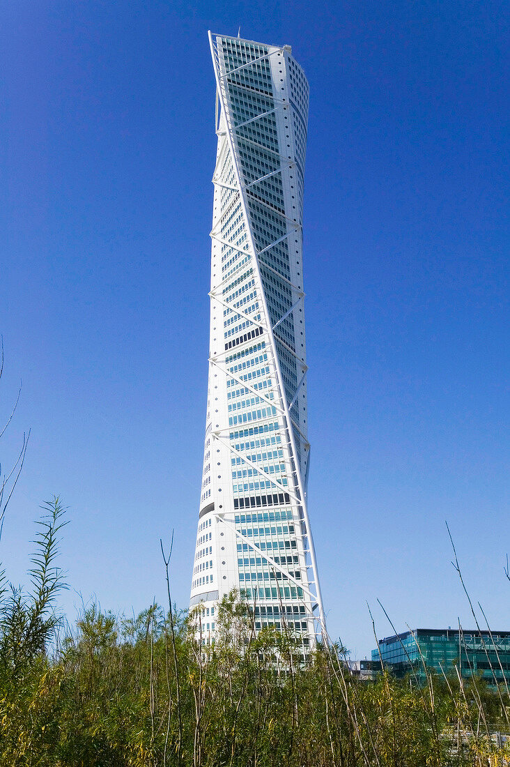 "Turning Torso", Wolkenkratzer in Malmö, Schweden.