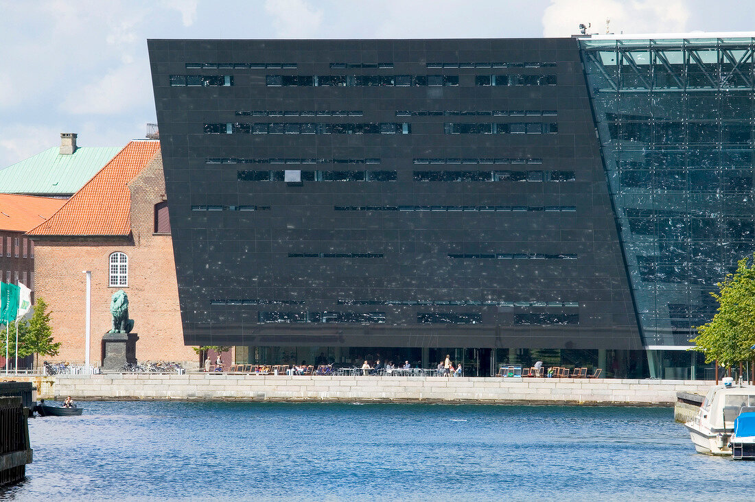 View of Royal Library in Copenhagen, Denmark