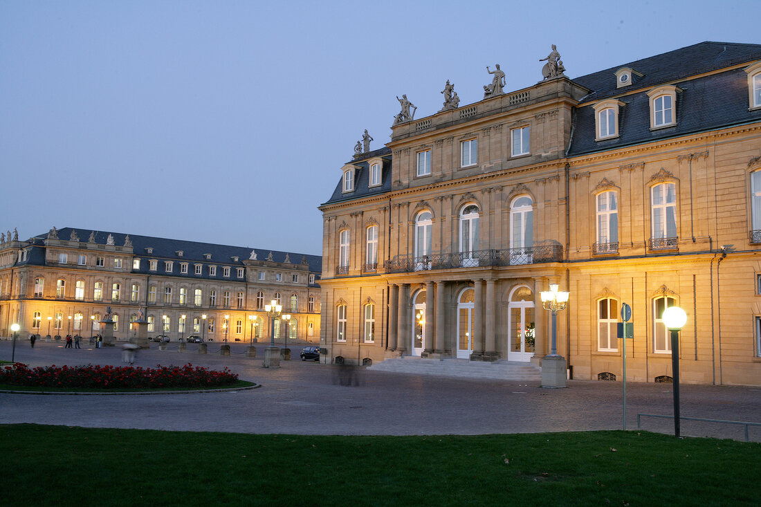 Neues Schloss Stuttgart in Stuttgart Baden Württemberg