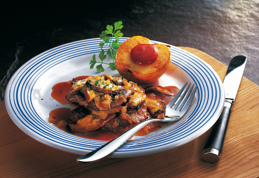 Wild aus aller Welt, Schnitzel vom Hirsch mit Steinpilzen