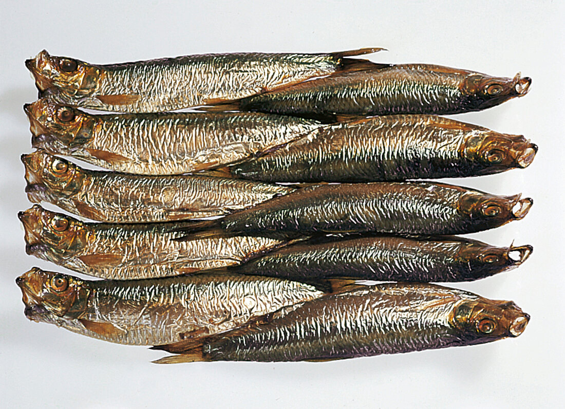 Fisch,  Kieler Sprotten, geräuchert