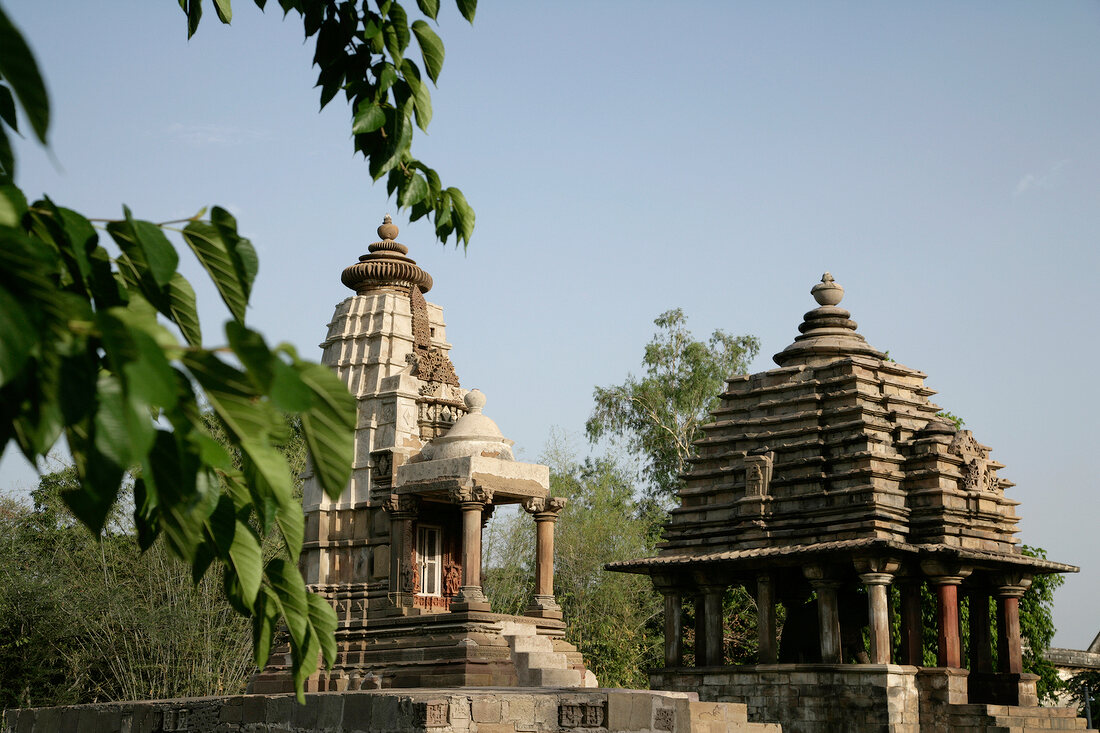 Indien, Westliche Tempelgruppe in Kh ajuraho