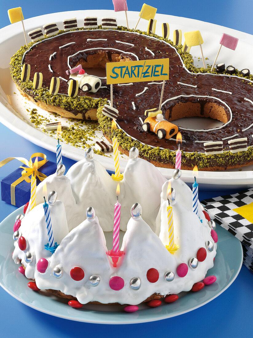 Kuchenparade, Geburtstagskrone, Autorennbahn