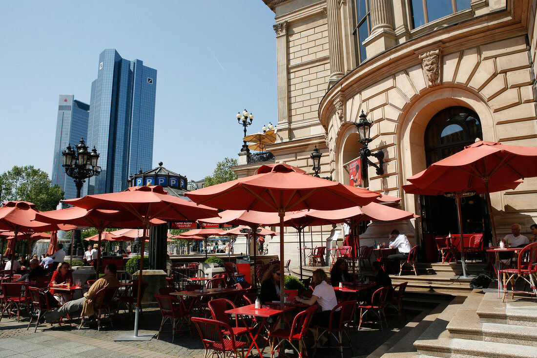 Café Rosso in der Alten Oper Café Cafè in Frankfurt am Main