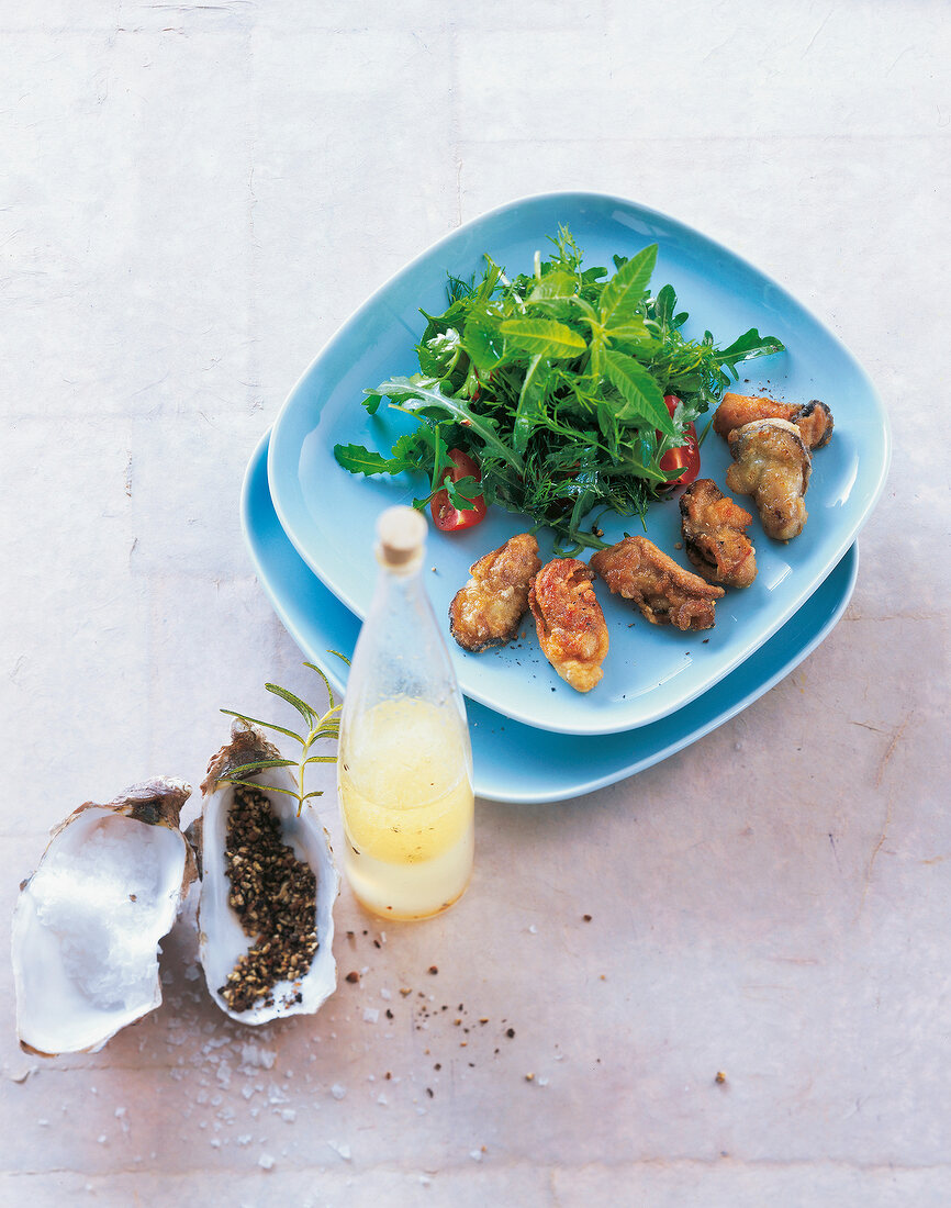 TBN Seafood - Salat Royal Austern Vinaigrette