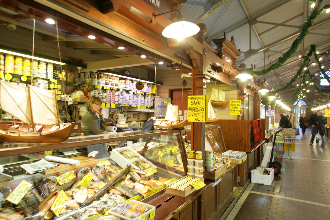 Markthalle Helsinki Finnland