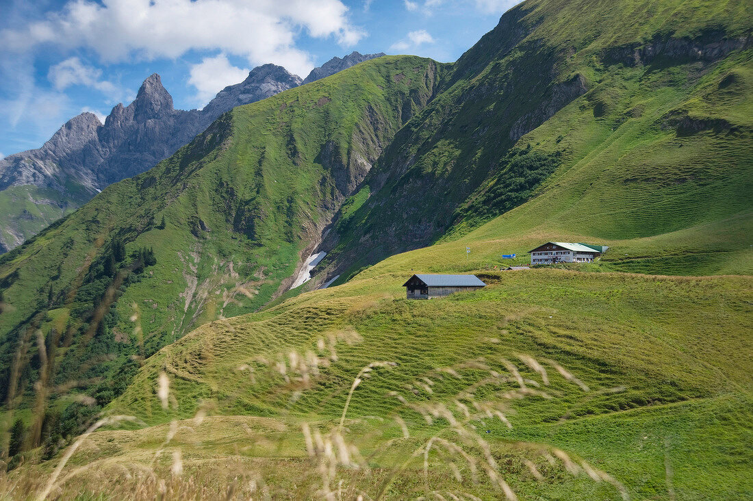 Wellnesshotel Enzianhütte in den Bergen über Immenstadt, Allgäu