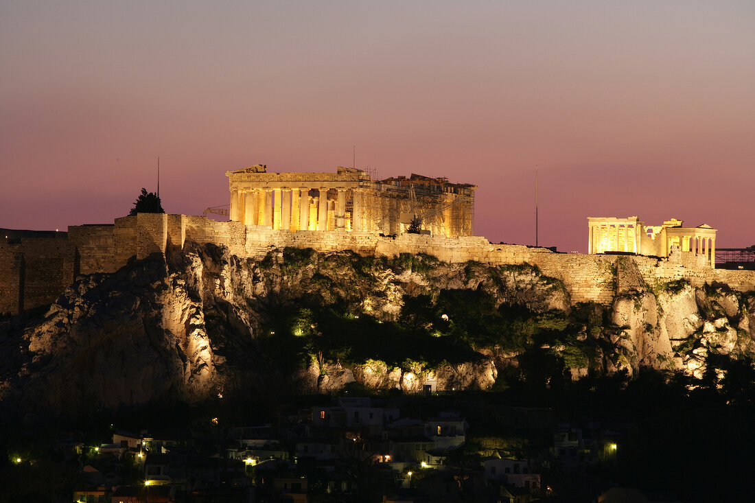 Akropolis Athen Griechenland Ort – Buy image – 10222676 ❘
