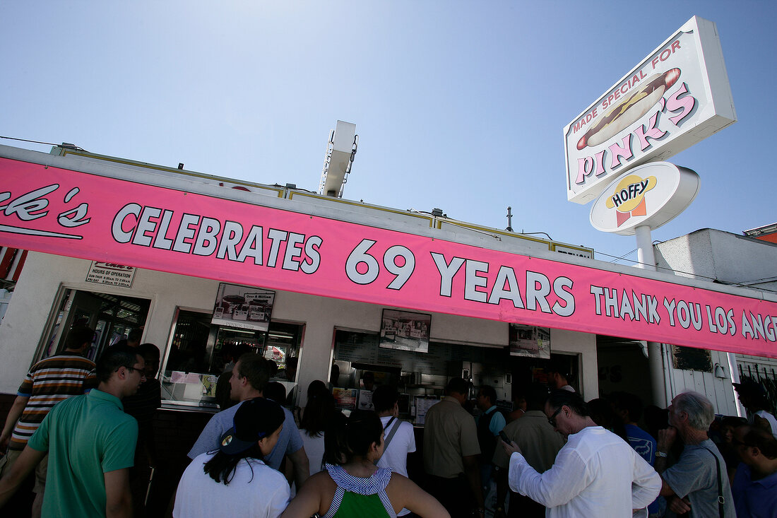 Pinks Hollywood Los Angeles