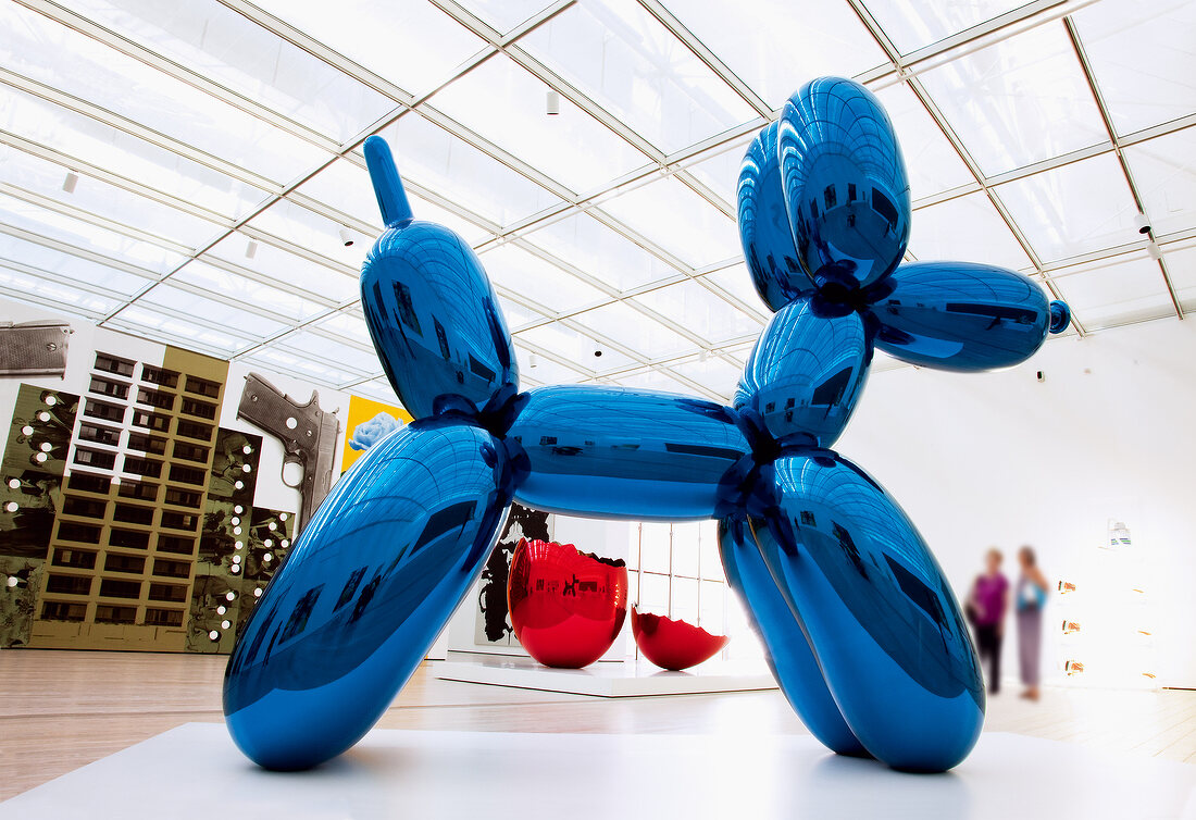 Los Angeles: Broad Contemporary Art Museum, Hund blau
