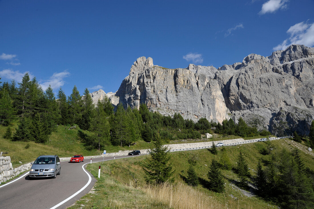 Groedner Joch Gebirgspass Dolomiten