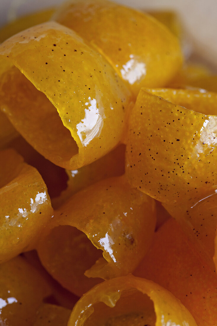 Close-up of hollow kumquats