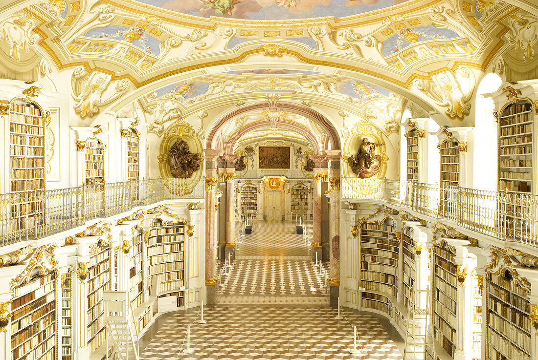 Österreich, Steiermark, Stift Admont , Admonder Bibliothekssaal