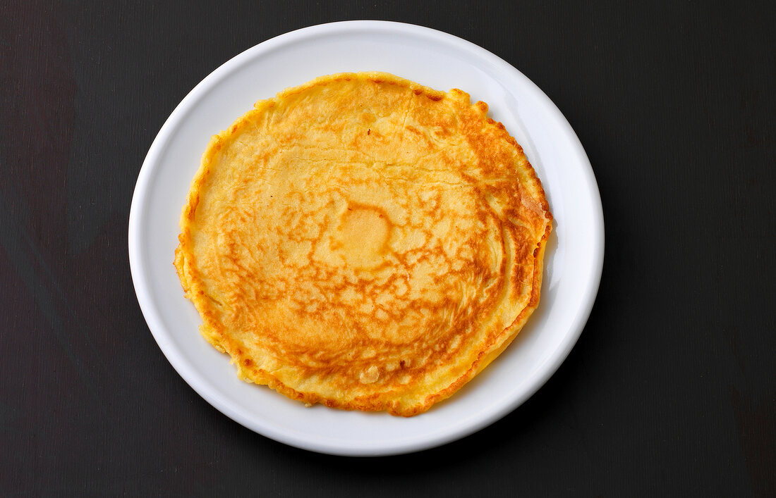 Pancake on plate