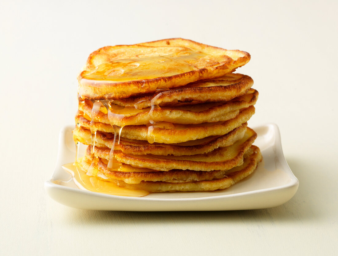 Pfannkuchen, Ein Stapel Brown-Butter-Pancakes