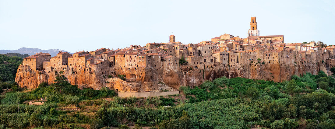 View of Pitigliano town, Tuscany, Italy
