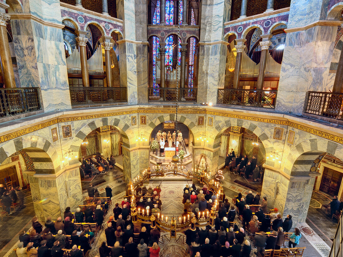 Aachen, Festgottesdienst im Aachener Dom