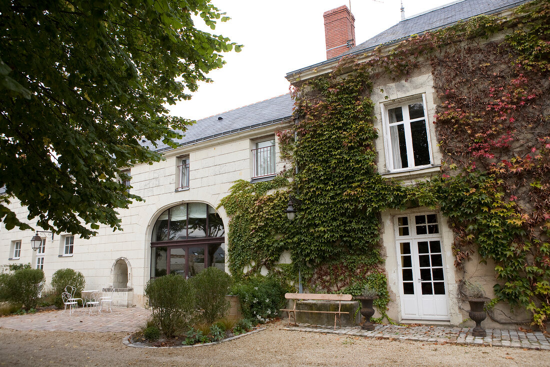Haus auf dem Weingut "Domaine de Saint-Just"