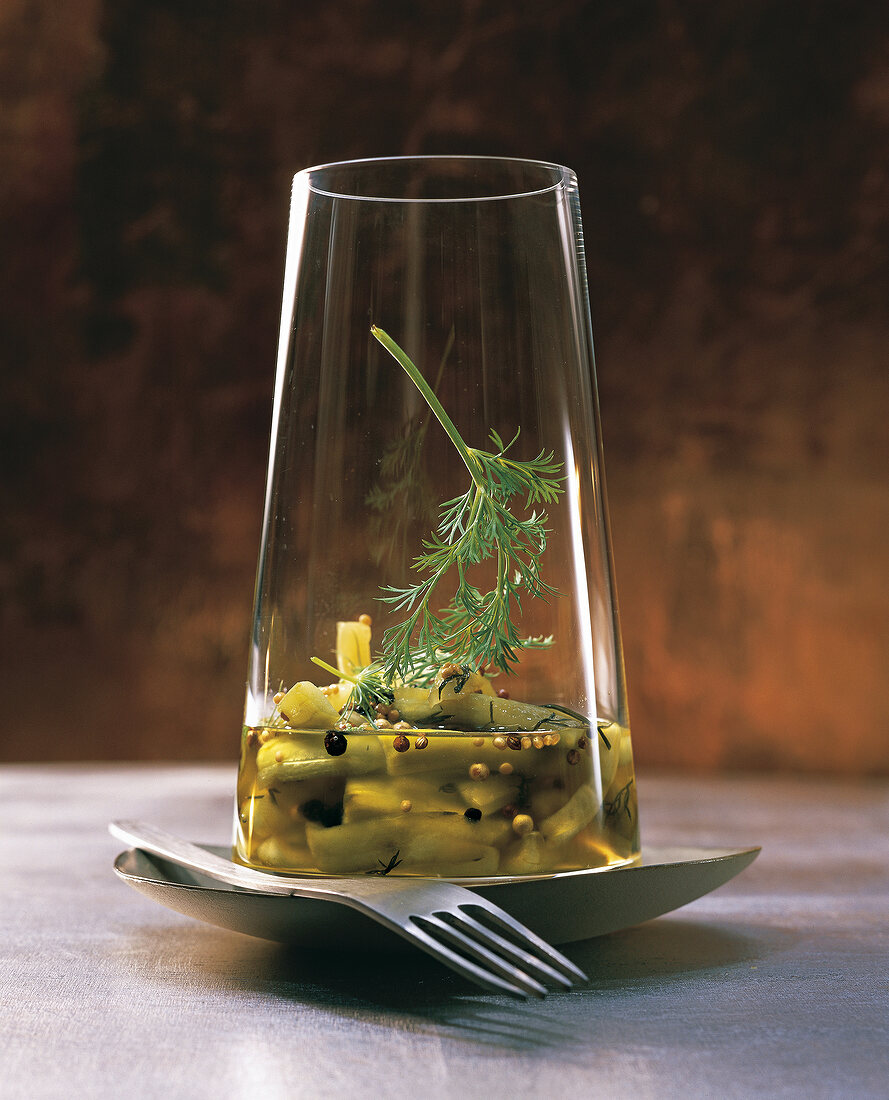 Spreewald pickles in glass