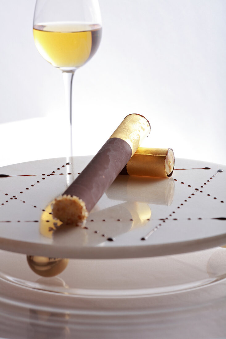 Zigarre "Cohiba Gold" aus Criollo- Schokolade und Tonkabohnen