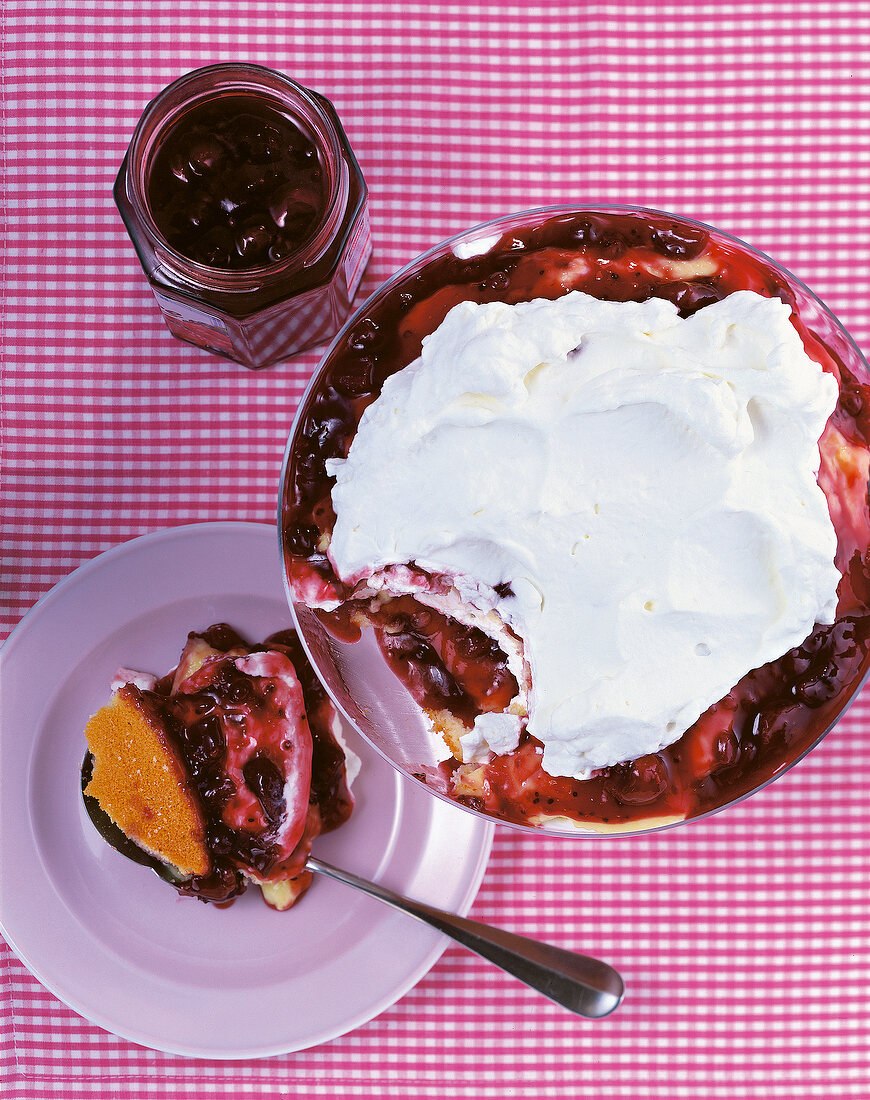 Backen, Rote-Grütze-Trifle