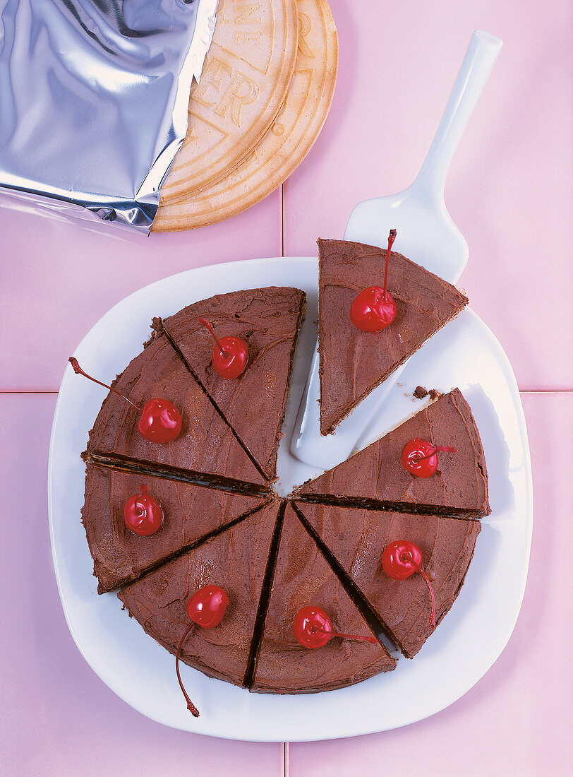 Backen, Schoko-Schichttorte