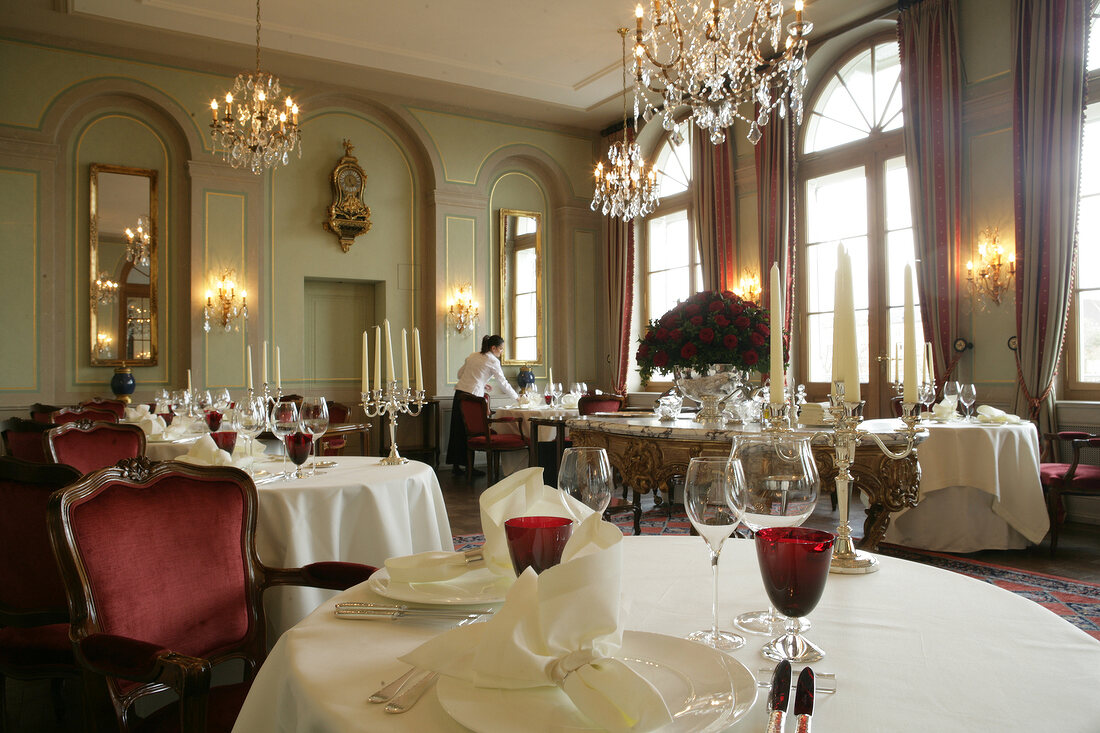 Cheval Blanc Restaurant im Hotel Les Trois Rois Basel