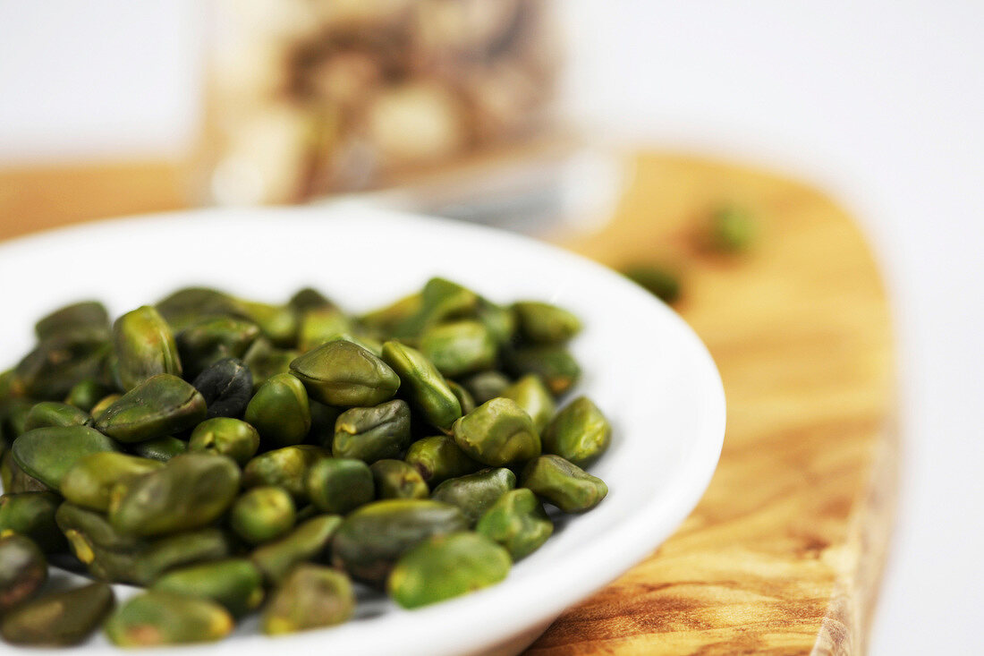 Close-up of pistachios