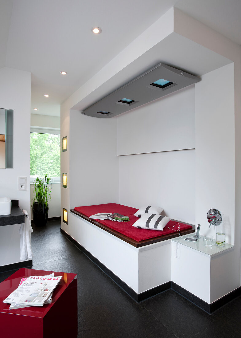 Verwandlung der Duo-Wanne in ein Solarium