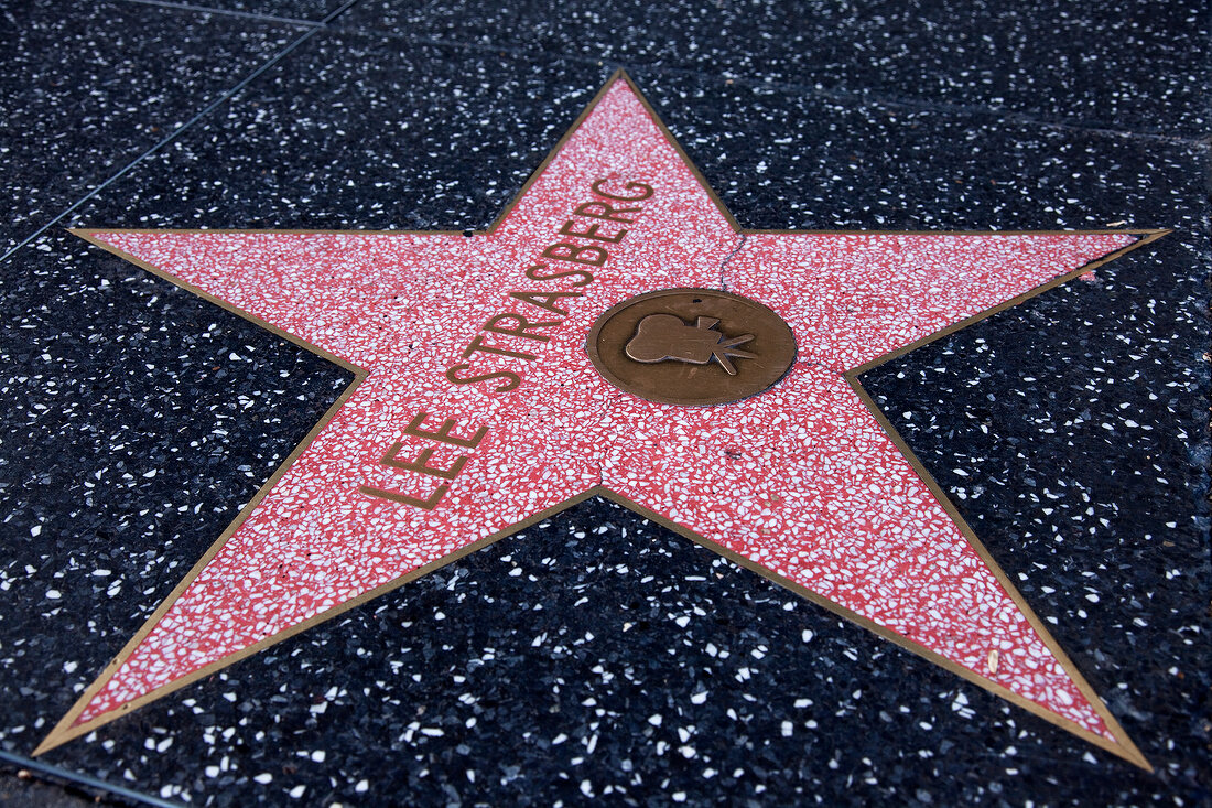 Walk of Fame at Lee Strasberg Theatre, Los Angeles, California, USA
