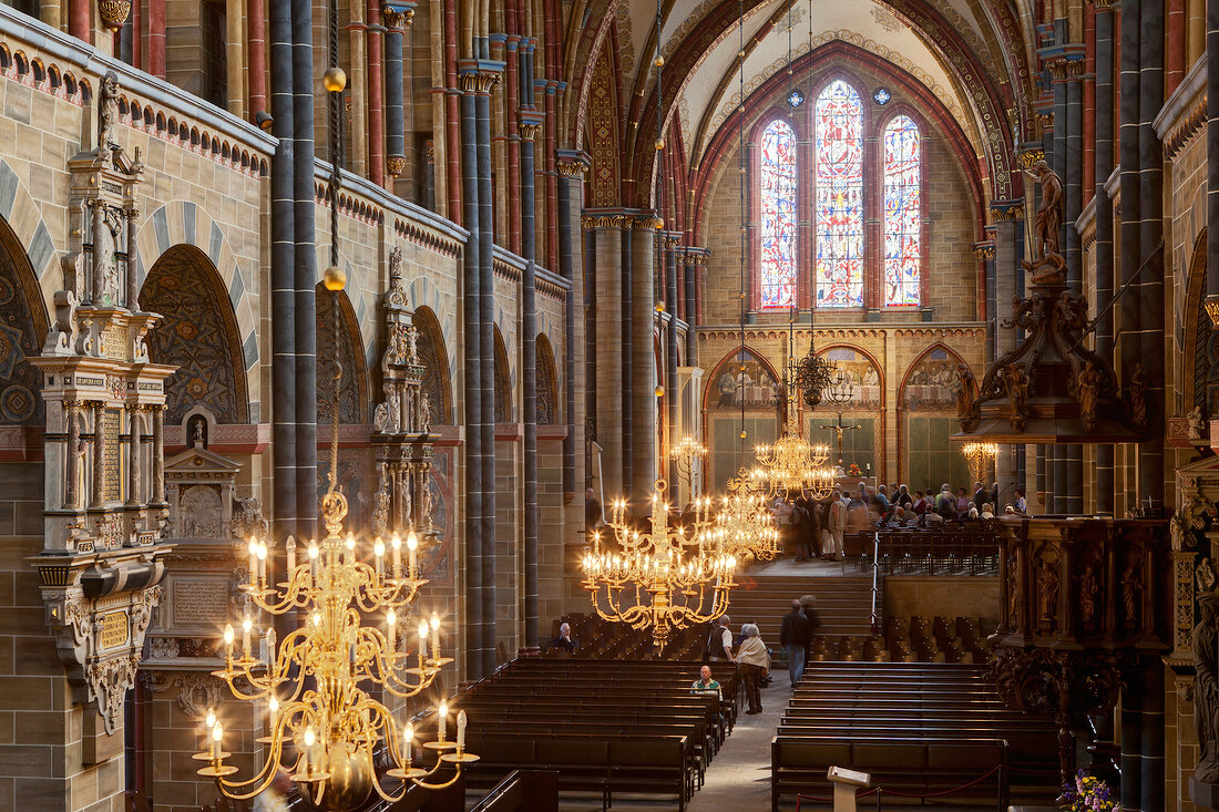 Interior of St. Peter's Cathedral, Bremen, Germany