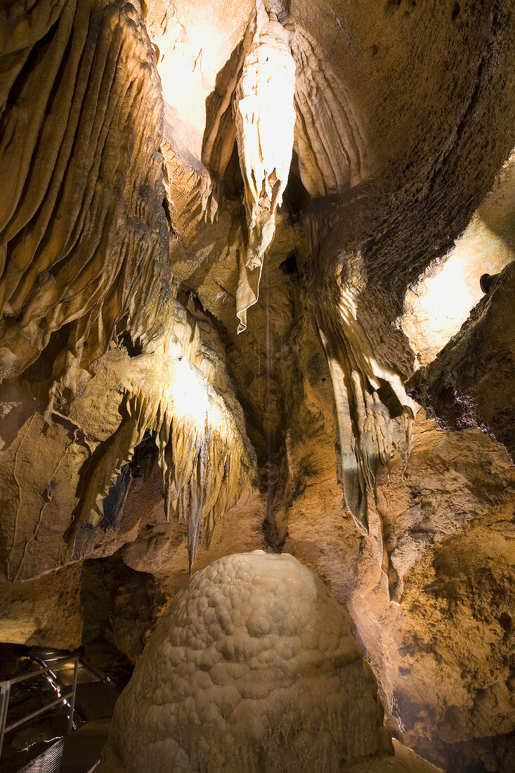Cave in Franconian Switzerland, Bavaria, Germany