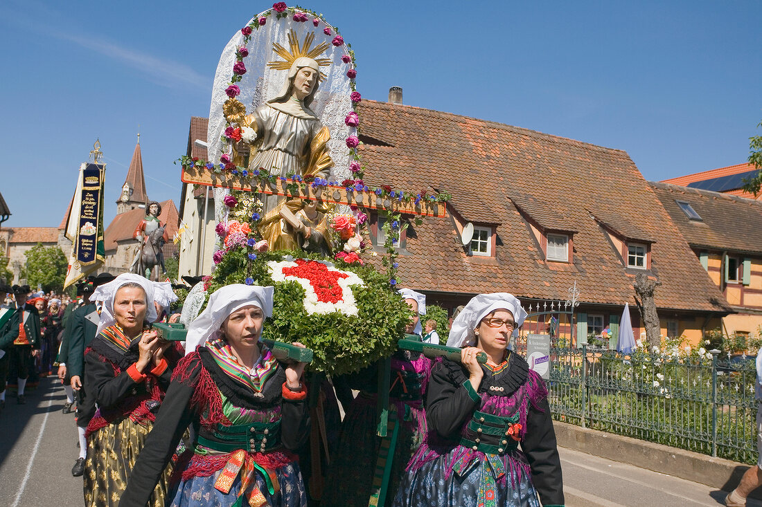 Bayern, Franken, Fränkische Schweiz, Reise, Umug