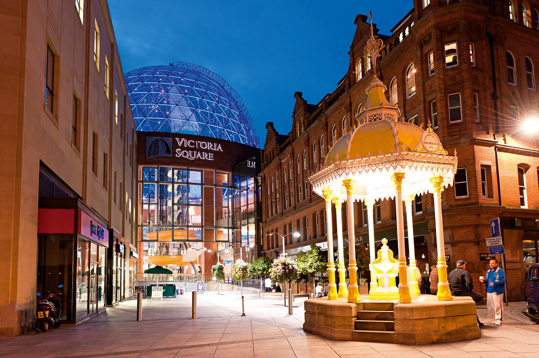 View of Victoria Square Shopping Centre, Belfast, Ireland