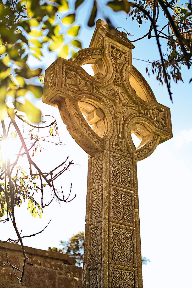 Irland: Keltenkreuz, Freisteller 