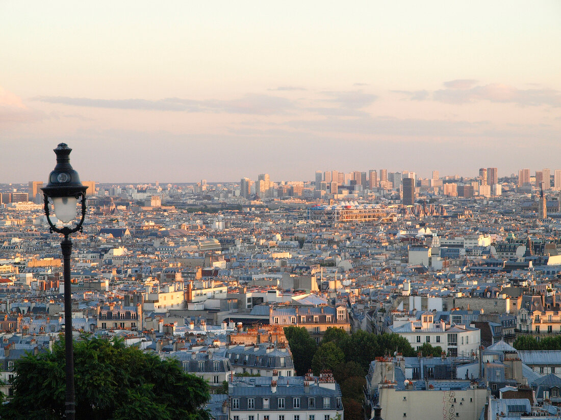 View of cityscape in Paris, France