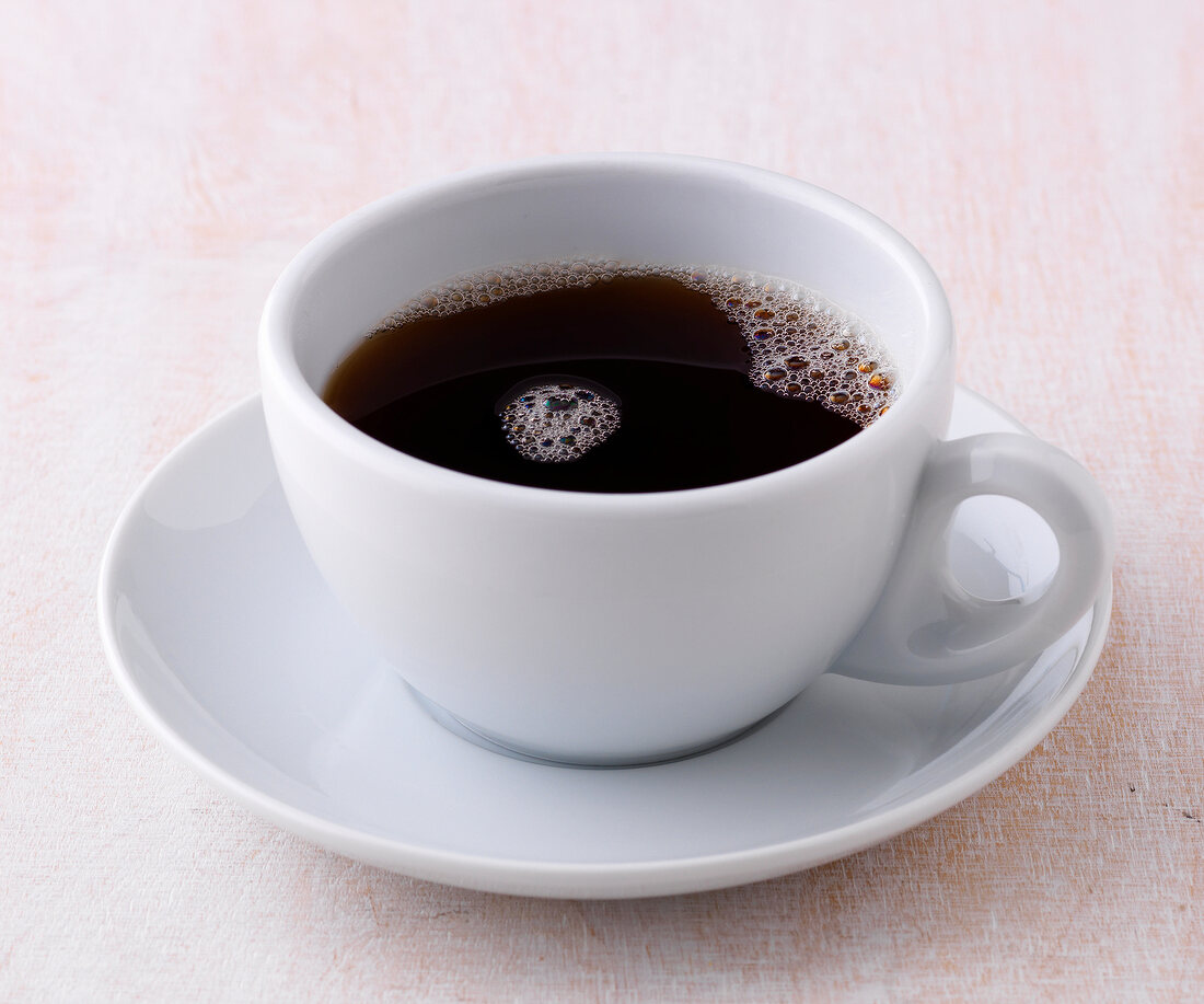 Close-up of cup of coffee