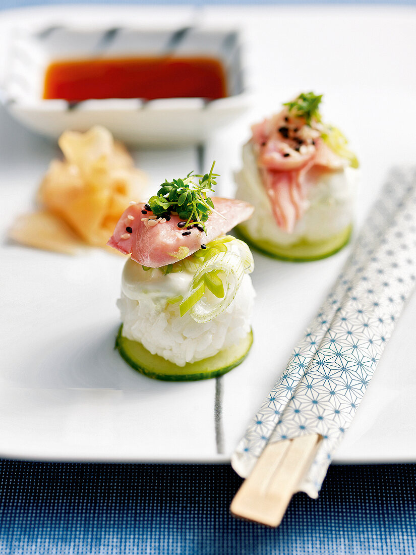 Was koche ich.. Sushi-Bällchen mit Forellenfilet