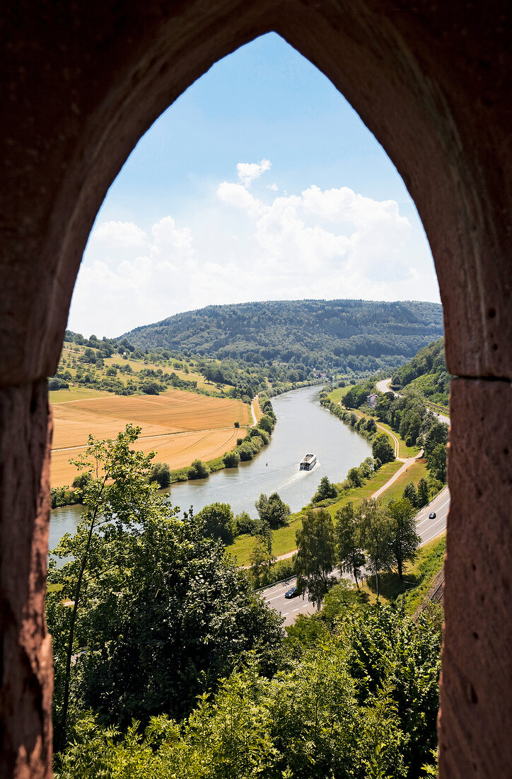 View of Neckar Odenwald, Germany