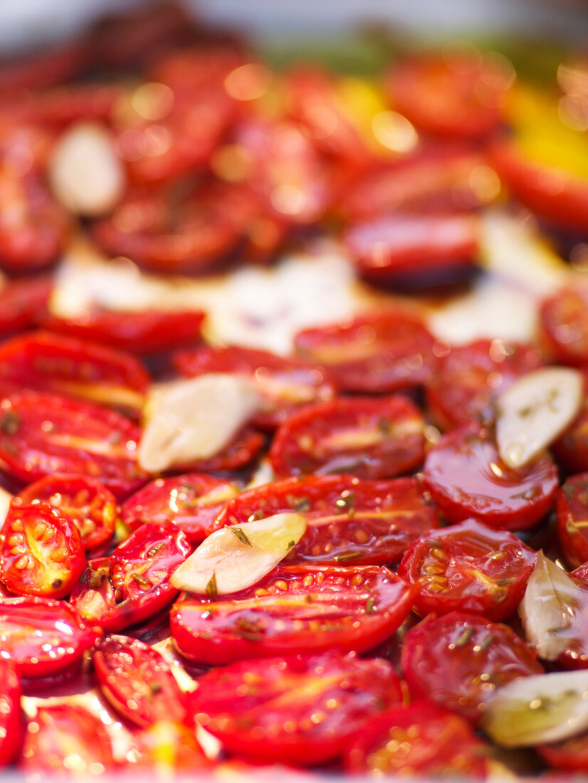 Close-up of roasted tomatoes