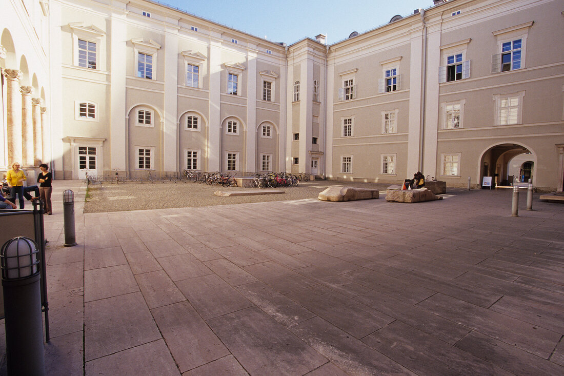 View of Benedictine Abbey of St. Peter, Salzburg, Austria