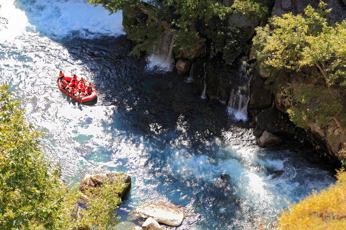 Köprülü: Köprülü-Canyon, Strom- schnellen, Rafting