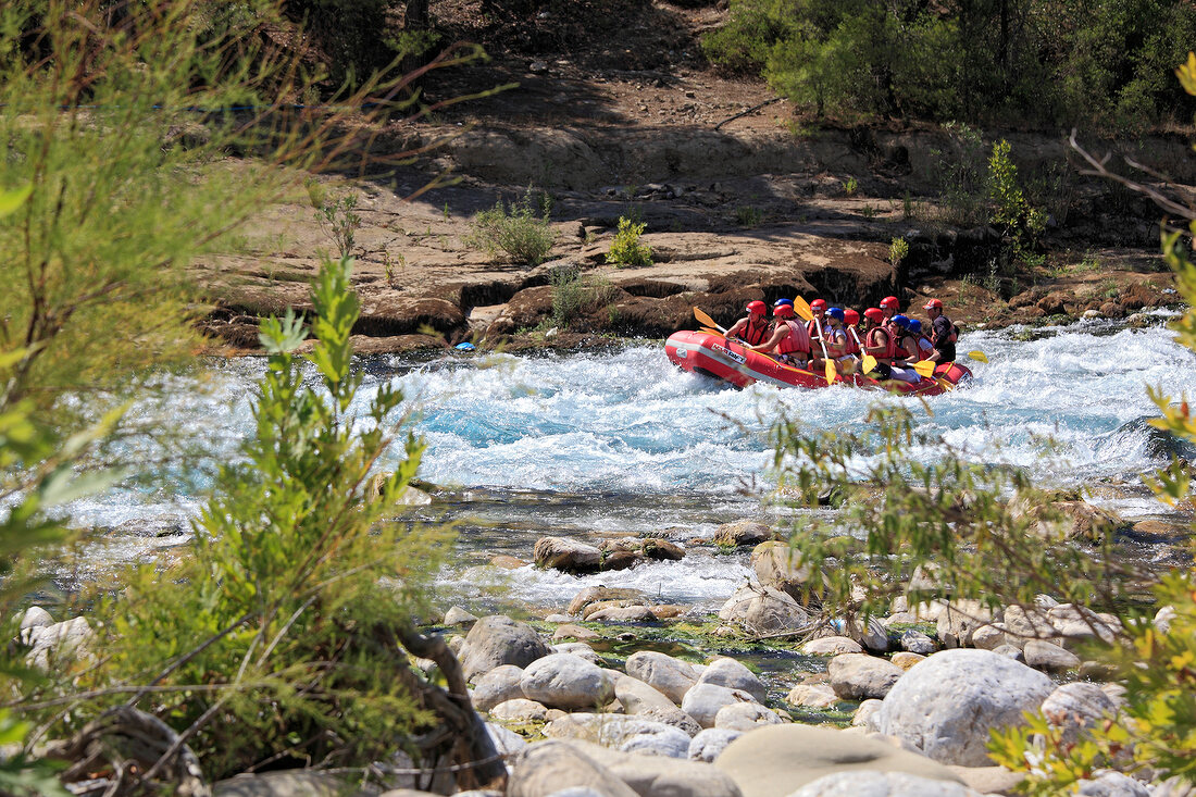 Köprülü: Köprülü-Canyon, Strom- schnellen, Rafting