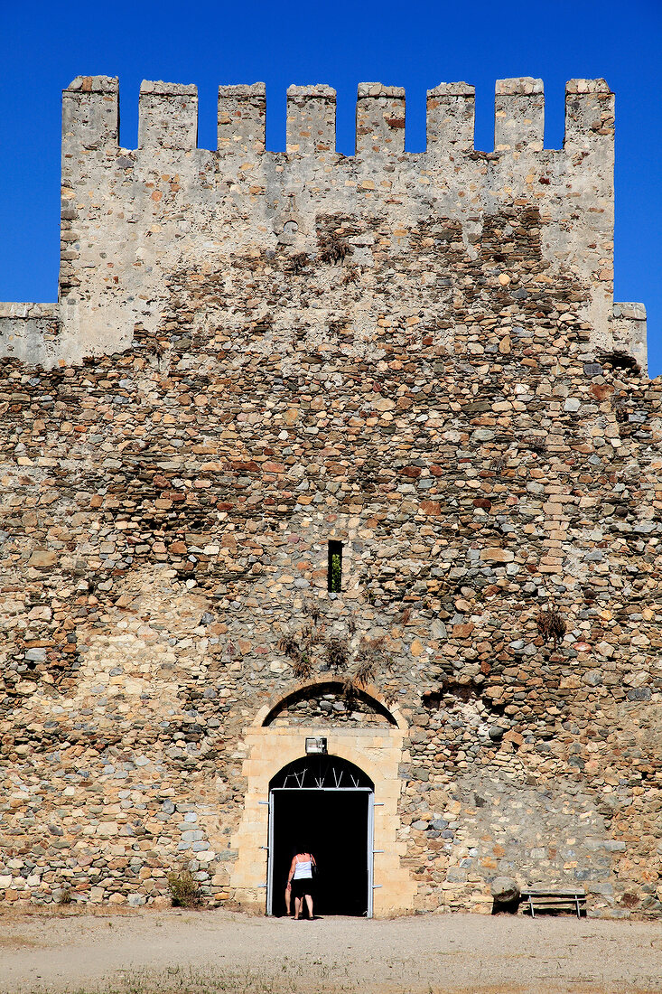 Entrance of Mamure Castle in Anamur, Mersin Province, Turkey