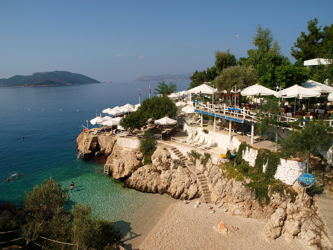 Seaface restaurant in Kas, Lycia, Antalya, Turkey