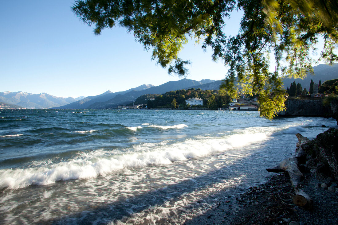 View of Villa Melzi d'Eril, Bellagio, Lake Como, Italy