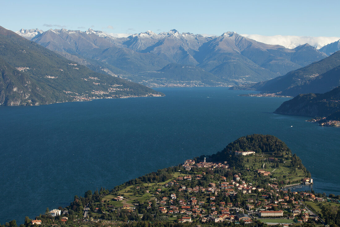 View of Bellagio city, lake Como, Italy