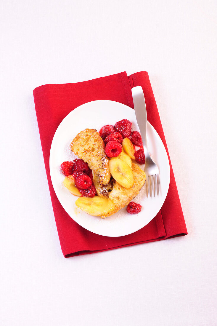 Strawberries on plate