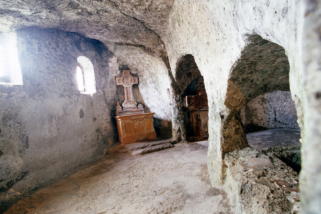 Catacombs at St. Peter's altar, Salzburg, Austria