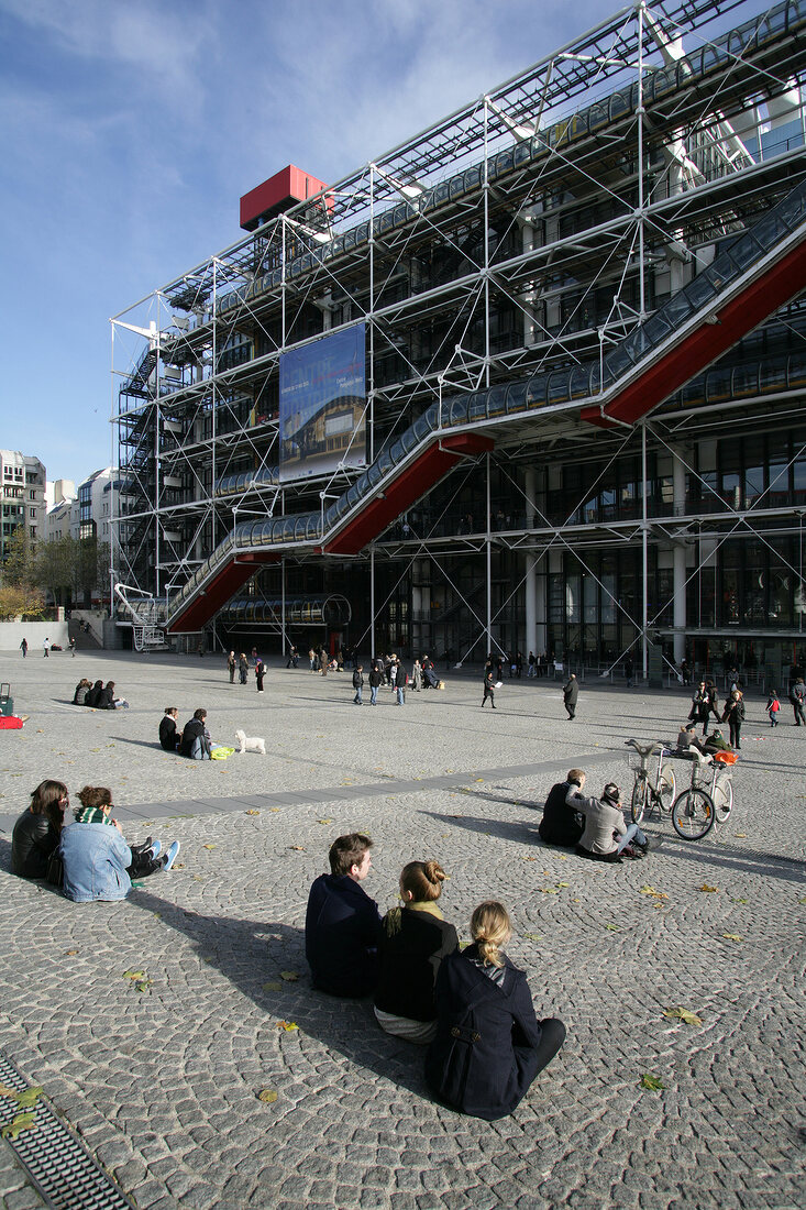 Centre Pompidou-Beaubourg Kunst- und Kulturzentrum Paris